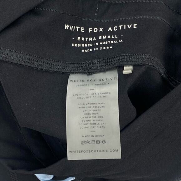 WHITE FOX Active High Rise Legging Sz XS - Picture 4 of 6